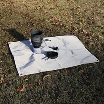 캠핑 방염매트 방염포 화로대 받침 방열포 베이직 고급형, 기본형(베이지), L