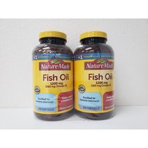 네이처메이드 피쉬오일 1200mg 오메가3 360mg 200x2 총400개 소프트젤, 1개, 400