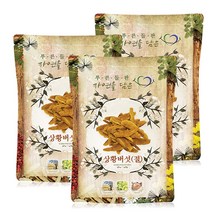 푸른들판 국내산 건조 절단 장수 상황 버섯 차 절편, 100gx3봉, 상세 설명 참조