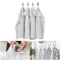 이케아 4p 린넨 고리 수건 주방 행주 욕실 걸이 키친 타월 마름질 덮개 면 손수건 발수건 다용도 빠른 건조 다이닝 인테리어 소품 잡화 걸레 감성 카페 예쁜 RINNIG 린니그