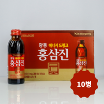 광동제약 에너지드링크 홍삼진 120ml x 10병, 단품, 단품