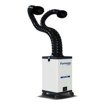 연기 집진기 납땜 인두기 흡입기 제연기 용접, 싱글헤드 오프화이트(연잎커버)