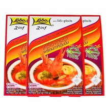 태국 lobo 똠양꿍 소스 페이스트 100g x 3팩 똠양꿍 만들기
