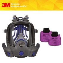 3M 정품 인증 전면형 방독면 풀셋트 - 3M FF800 독성분진 미세입자 특급방진 패키지