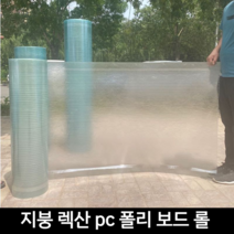 지붕 렉산 수리 캐노피 pc 판넬 넥산 투명 비가림 폴리카보네이트 보드 롤 10m 처마, 01 두께0.8mm  폭1m 길이10m