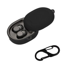 저스트씨 헤드폰 충격 케이스 Devialet Gemini 용 피부 친화적 인 커버 Washable Shell Housing 미끄럼 방지 슬리브 3XUE, [03] Black