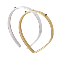 토퍼머리띠 재료 스프링머리띠, 실버