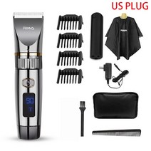 샤오미 Riwa 이발사 머리 깎기 LED 스크린 빨 전기 헤어 트리머 충전식 전문 헤어 트리머 남성용 beard cut machine electric for men electric, 06 RE6501T US PLUG