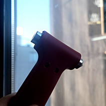 2in1 차유리깨는도구 안전벨트 커터 차량용 비상 탈출 망치 유리창 소방 해머