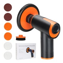 싱글광택기 듀얼광택기 패드 무선 차량용 휴대용 연마 기계 1800rpm 다기능 전기 왁싱 및 연삭 도구 100W 가변 속도 광택기, [01] polisher Set-1