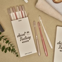 칫솔공장 치과칫솔 코랄&베이지 6P, 치과용6개입-일반모, 6개, 6개