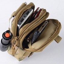 PKG PKFAM 1+1 다용도 핸드폰 수납 허리가방 작업용 보조가방 등산 허리쌕 벨트 가방, 방수허리파우치, 1개+1개 SET, 블랙