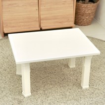 예쁜상 프레임 접이식 테이블 1호 380 x 510 mm, 크림화이트 1호