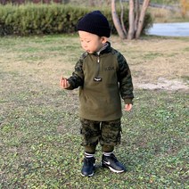 강철 어린이 코리아상하 밀리터리 캠핑룩 아동 역할놀이 군인옷 키즈데일리룩 기모 상하세트