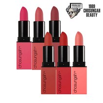 [조성아뷰티] 더 새틴 립스틱 (6colors), 색상:어썸레드, 단품