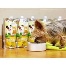 338워터 강아지물 멍멍이물 고양이물 야옹이물 반려동물 전용물 간식 액상단미사료 변냄새 악취개선, 액상단미사료 음용수 ( 600ml x 10EA )