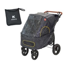 크로노 점보 개모차 트레일러 펫 애견유모차, 레인커버