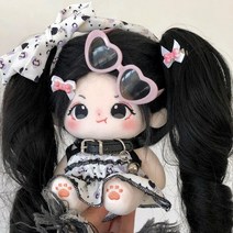 굿라이프큐레이션 20cm 무속성 솜인형 랜덤옷 11종 택1 몸체 솜깅이 아이돌, 랜덤옷+뼈대있는인형 + 랜덤옷, 03_굿라이프큐레이션 코코 무속성 솜인형