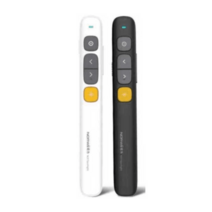 깔끔한 PPT 스마트 리모컨 파워포인트 빔 레이저 펜, 더블 레드+디지털 레이저 마우스512M 화이트