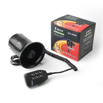 카오디오 블루투스사이렌 스피커 에어 호른 125DB 시끄러운 6 소리 알람 Claxon 12V 자동 자동차 오토바이, 한개옵션0
