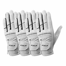 [기가골프] 반양피 골프장갑 남성용(한손)_GA3215 4장세트, 왼손착용23