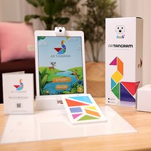[duub] 증강현실 칠교 학습키트 AR Tangram 자석형, [실리콘 덮개]스마트기기두께 7.5mm 이하