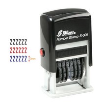 넘버링 자동스탬프 S-309(20×3), 단품
