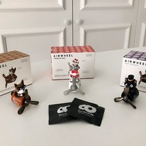 특별한 선물) 벨라독스 에어휠 차량용 프로펠러 방향제 2종세트 명품 자동차 고급 비행기 동물 디퓨저 BD-1 도둑고양이_블랙 외 2종, 피톤치드 x 2개, 도둑고양이_블랙 x 2개