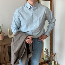 스탠다드핏 파스텔톤 셔츠