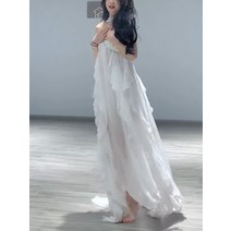 봄 원피스 일요일 휴가 홀 목 유럽 목가적 스타일 스커트 여성 여름 기질 하이 엔드 해변 드레스