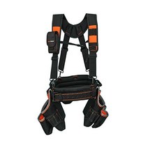 멜러투프 프로 프레이머 콤보 시스템 에이프런 도구 파우치 도구 벨트와 멜빵더 헤비 듀티 목수 서스펜션 리그 도구 벨트 및 다기능블루…, 오렌지 색상