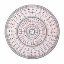 아톰 전원분도기(15cm 정원), 단품