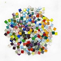크리스탈 1cm 유리 DIY 모자이크 페인팅 컬러 1Kg, 심포니 믹스 1킬로그램 다른 크기
