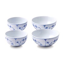 로얄코펜하겐 블루 플레인 한식기 밥그릇 국그릇 2인조 1101044_1101049