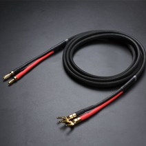 최고급 순동 600코어 Y단자 오디오 케이블 바나나단자, 10m, 바나나단자/Y단자