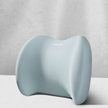바른하나 차량용 메모리폼 허리쿠션, 그린, 2개