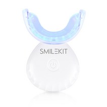 치아미백기 led 라이트 블루 구강관리 셀프치아미백 휴대용 usb 충전, 협력사, 하얀