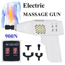 새로운 전기 수정 총 카이로 프랙틱 조정 도구 900N 강도 척추 마사지 치료 뼈 통증 완화, UK Plug