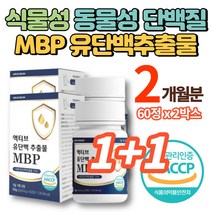 식약처 인증 mbp 엠비피 앰비피 정 가루 분말 초유 산양유 WPI WPC 유청단백 유단백추출물 락토페린 노인 어르신 단백질 보충제 알약, 2박스