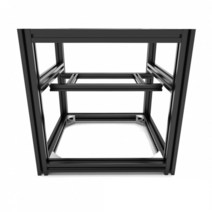 블랙 3D 프린터 하이퍼큐브 에볼루션 프레임 키트300x300x300mm 큐브 빌드 볼륨 키트, [01] Full Frame Kit, [01] Black