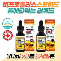 BEEPROPOLIS 스포이드 Liquid 프로폴리스 먹는법 활성산소 유해산소 제거 성장기 청소년 수험생 중학생 고3 부모님 구강 향균 케어 관리 입속 냄새 세균 환절기 면역 건강 증진 2통