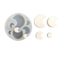 별 모양 퐁당 곰팡이 DIY 베이킹 케이크 음식 초콜릿 곰팡이 수제 공예품, 달