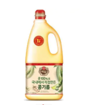 CJ제일제당 백설 콩기름 1.8L, 3개