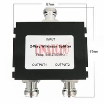 698-2700mhz GSM 4G LTE W-CDMA FDD 모바일 신호 리피터 안테나 윌킨슨 분배기 2 웨이, 1개