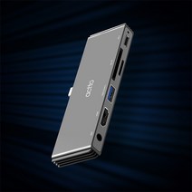 CRH-26 ASUS/HP/DELL/MSI/레노버 C타입 멀티허브 PD충전+HDMI미러링+3.5옥스+SD/TF카드