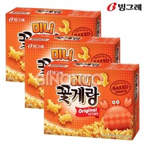 꽃게랑 미니 오리지널, 40g, 3개
