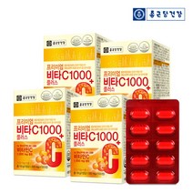 [종근당건강] 프리미엄 비타민C 1000 플러스 4박스(400정) / 항산화, 상세 설명 참조