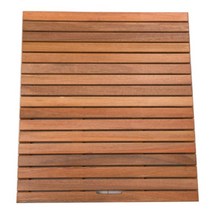 방킬라이 건식화장실매트 35종 욕실나무발판 베란다발판 욕실원목발판 현관, 60x80cm개, 사각