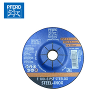 말표 PFERD 4인치 옵셋 PSF-STEELOX 연마석 6.3T, 1개