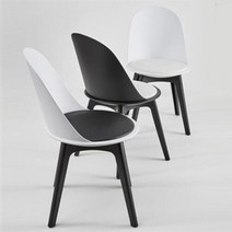 아트박스/꼬모까사 스텔톤-체어(1+1)6종택2, 그레이/블랙